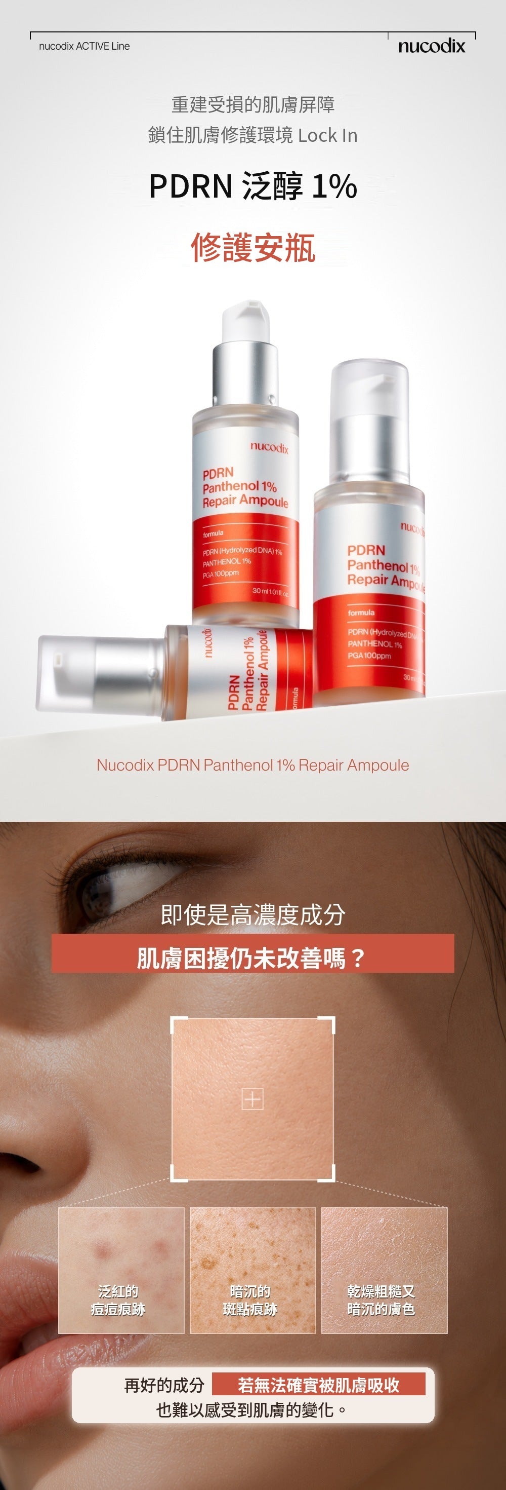[Roro Pick💘] nucodix 活性修護面膜 4 片裝 + 安瓶套裝