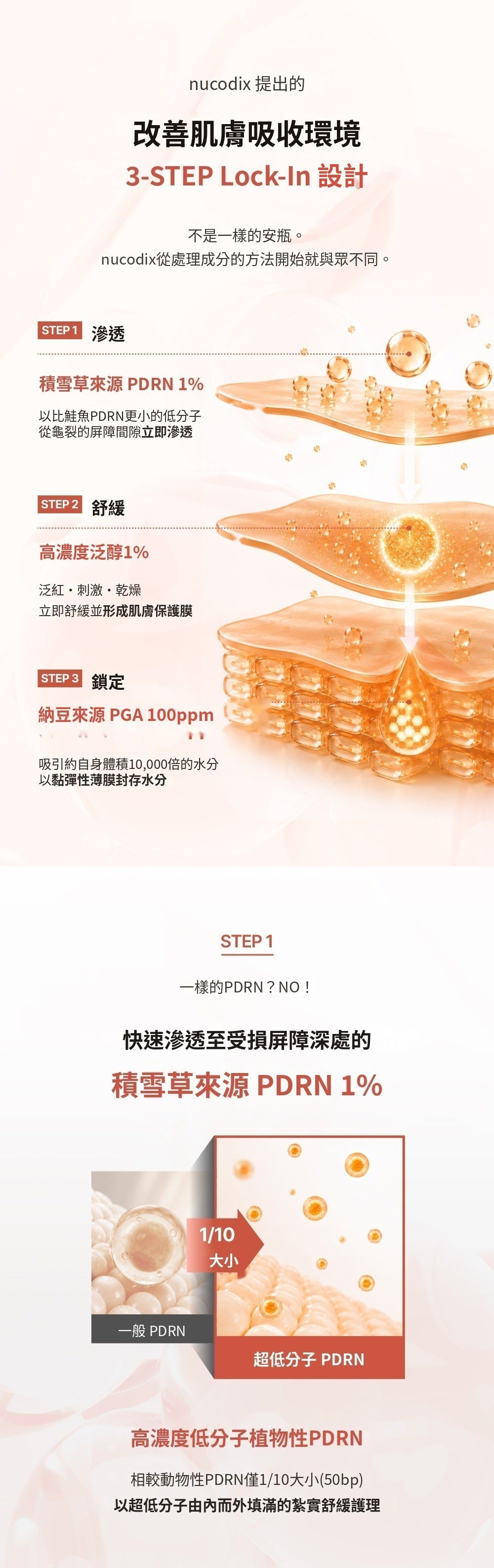 [Roro Pick💘]nucodix PDRN 泛醇 1% 修護安瓶 30ml (1.01 fl oz)