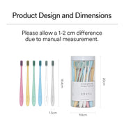 Saengong Ultra Soft Compact-Head Toothbrushes 24 Count