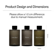 Saengong Diffuser 200ml (6.8 fl oz) x 2 Pack – Florist/Black Cherry/Lime Basil Scent