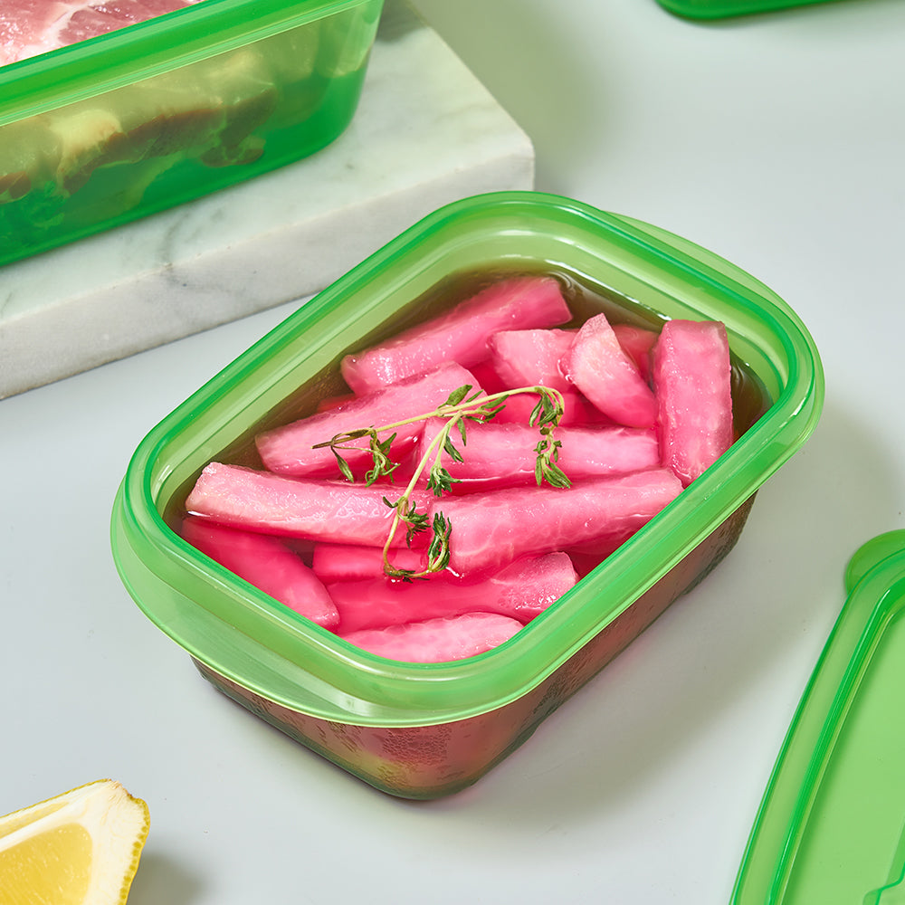 BIGMORE Green Box Fresh Food Container Set, 20 Types / 49 Pieces