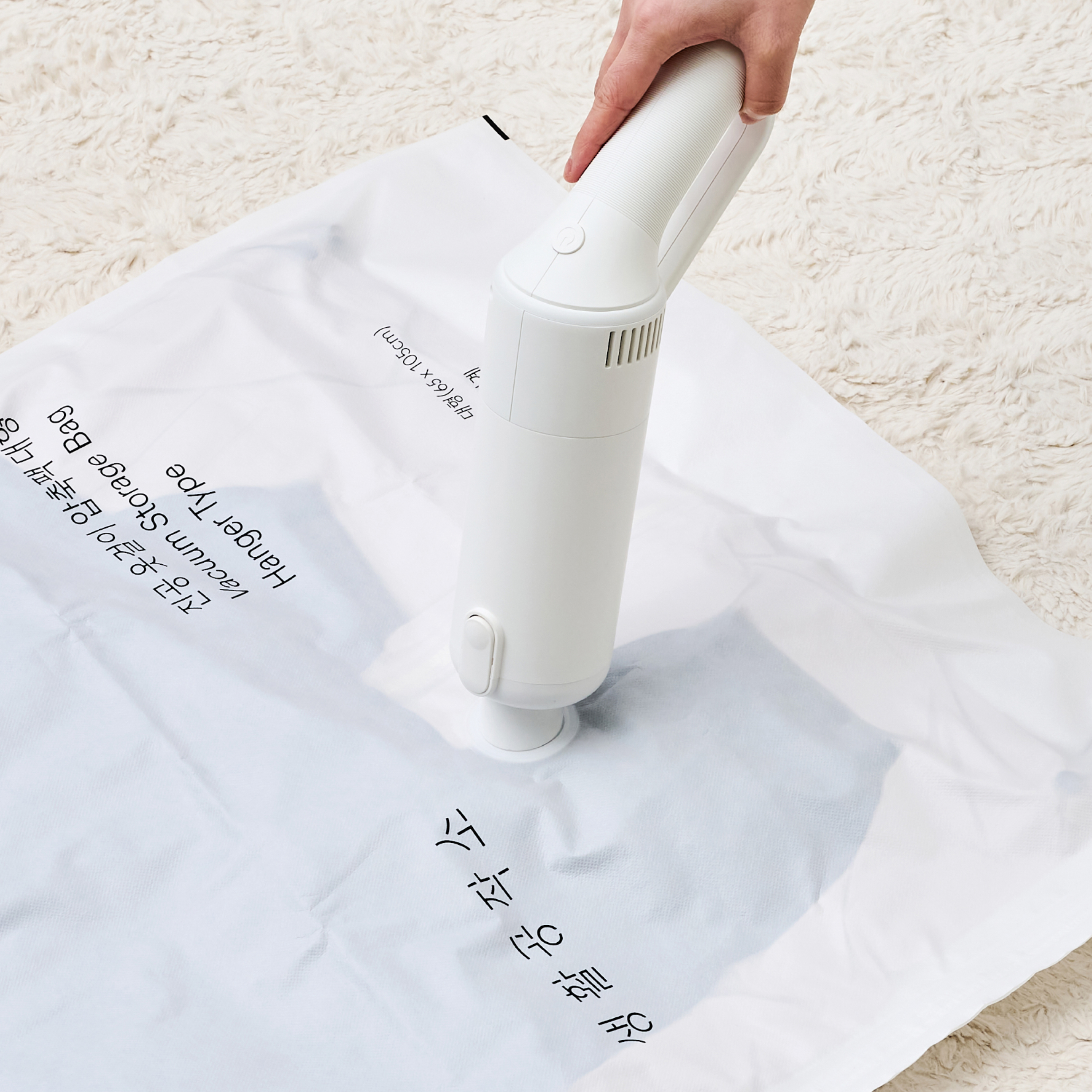 Saengong 無紡布懸掛式真空收納袋 – L（短款衣物）/ XL（長款衣物）