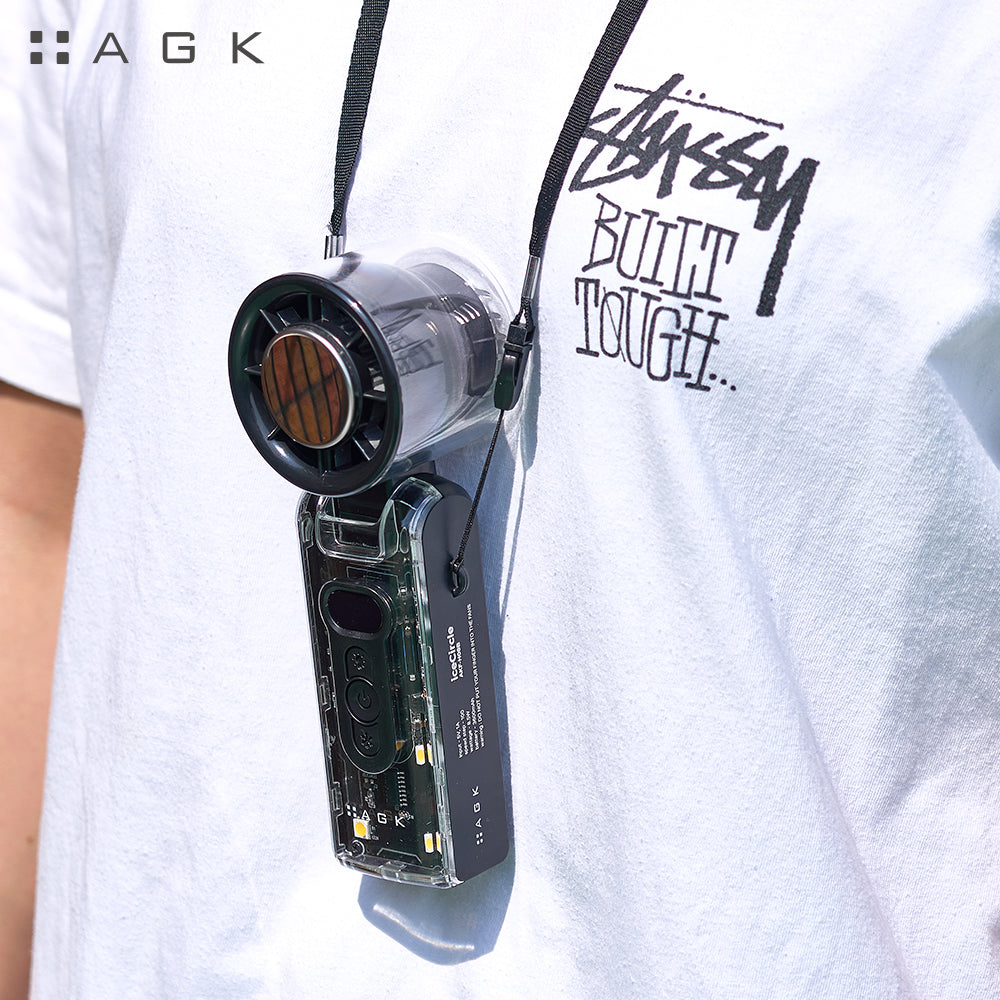 AGK Eye Circle Handheld Fan with Cooling Plate