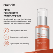 Tinh chất phục hồi da Nucodix PDRN Panthenol 1% Repair Ampoule 30ml