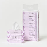 Saengong 旅行迷你 99.9% 純淨水濕紙巾 8 片裝 x 8 包