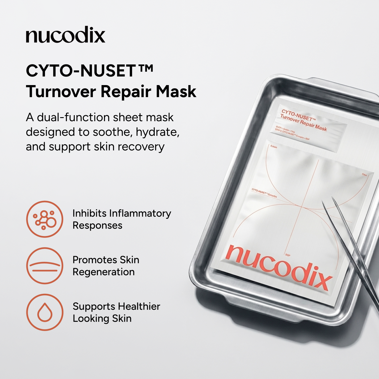 Mặt nạ Nucodix CYTO-NUSET Turnover Repair Sheet Mask
